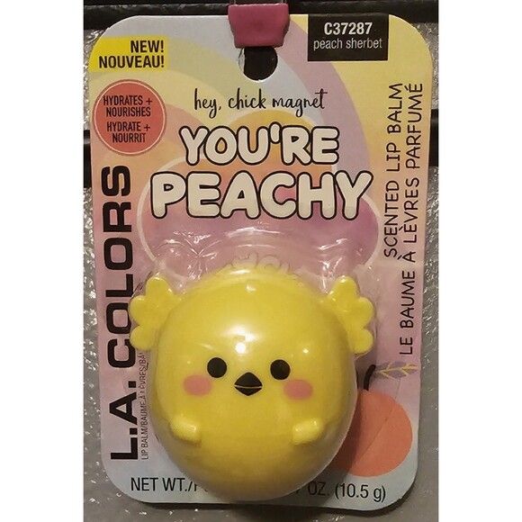 LA Colors Scented Lip Balm You’re Peachy Hey Chick Magnet NEW - Picture 1 of 2